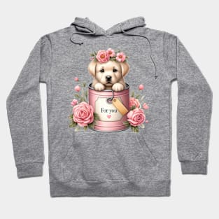 Valentine Labrador Retriever Dog For You Hoodie